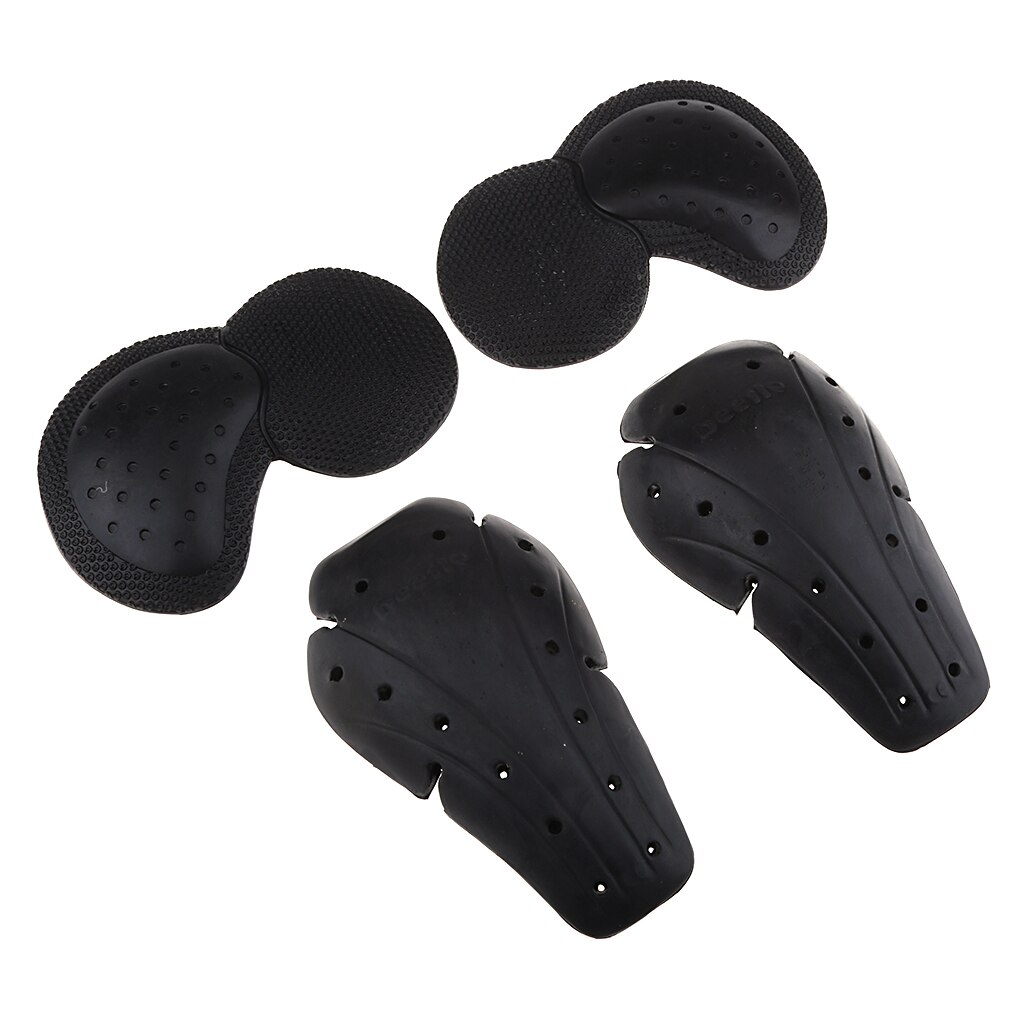 Rodilleras protectoras para motocicleta Motocross, aprobado por la CE: Black