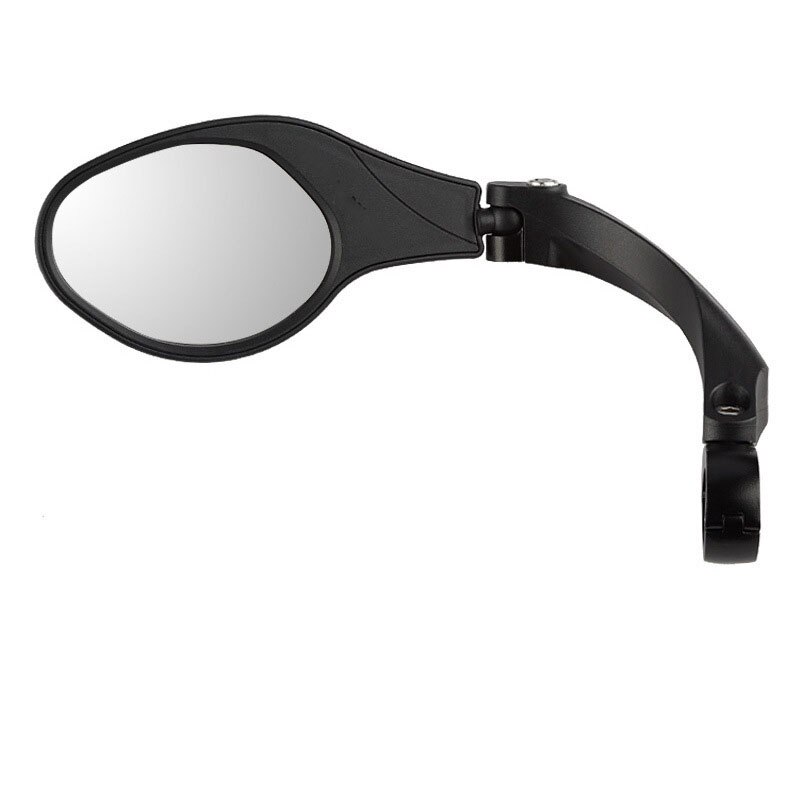 Fiets achteruitkijkspiegels voor op het stuur, fiets achteruitkijkspiegels voor op de mountainbike, siliconen handvat, achteruitkijkspiegels voor op het stuur, accessoires voor op het stuur: Links