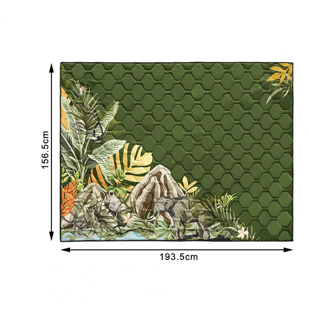 Outdoor Camping Mat Draagbare Gedrukt Waterdicht Thicken Opvouwbaar Picknickkleed Strand Mat Antislip Vloer Kussen