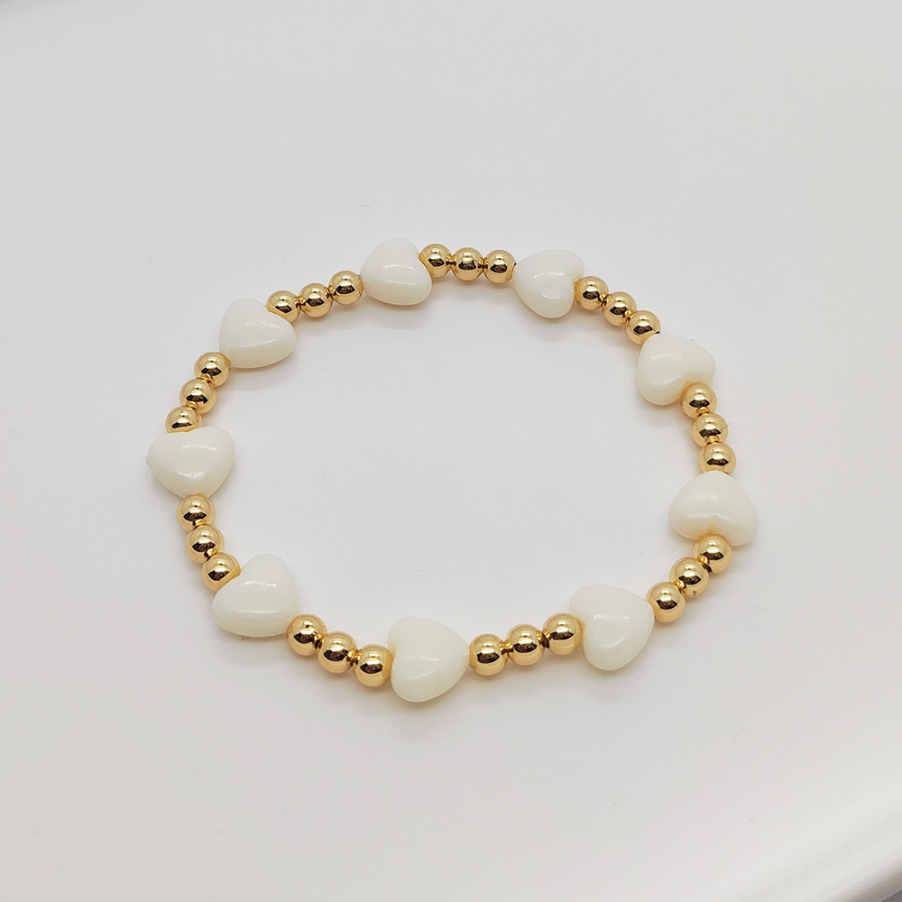 Kkbead Hart Armbanden Voor Vrouwen Valentijnsdag Cadeau Bijoux Pulseras Sieraden Y 2K Accessoires: Hot Stamping