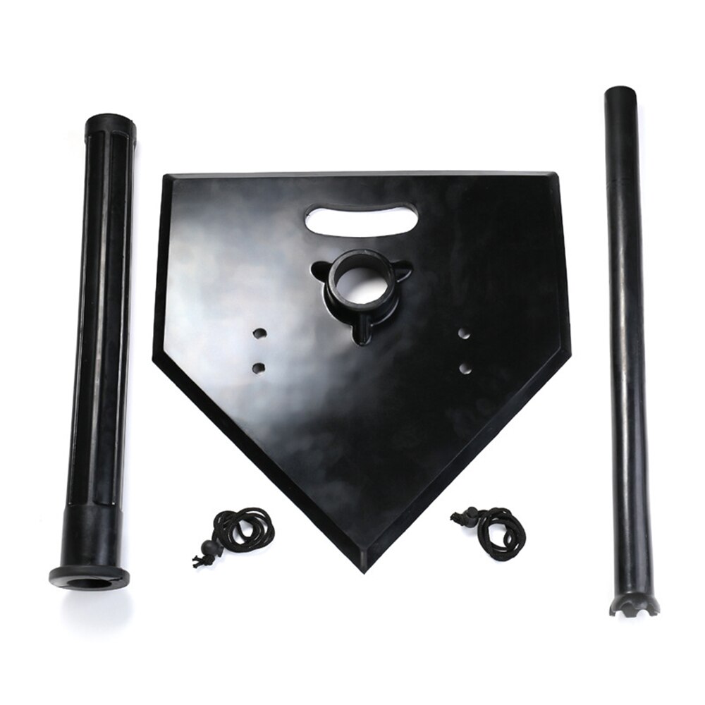 Baseball Raken Tee Rubber Softbal Batting Tee Verstelbare Hoogte Pitching Batting Training Stand Beugel