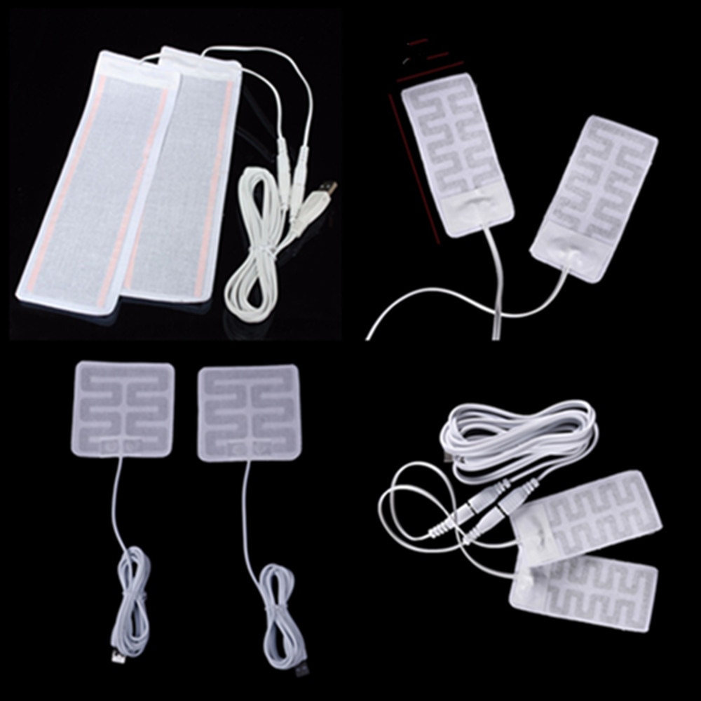 1/2Pcs 2-12V Winter Outdoor Thermal Warm Mittens Heater for Gloves Pad Gloves Heated Pads Electric Heating Element