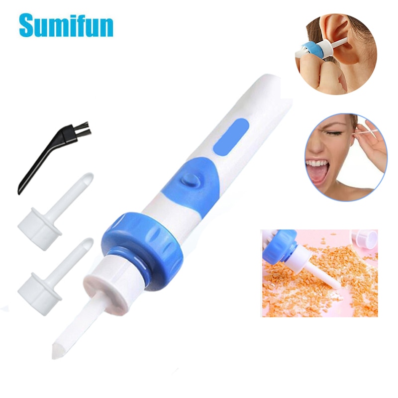 1Set Electric Ear Cleaner Care & Ordinary Safety Vacuum Earwax Cleaner Wax Remover Painless Earpick Cleaning Pain Free Tools Kit