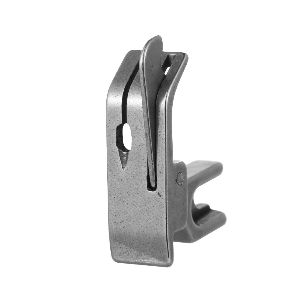 Pied-de-biche en métal pour Machine à coudre industrielle 1/4, 1/8, 3/8, 1/16, 3/16, 5/16, 1/32, SP-18, bord mobile, aiguille simple, 1 pièce