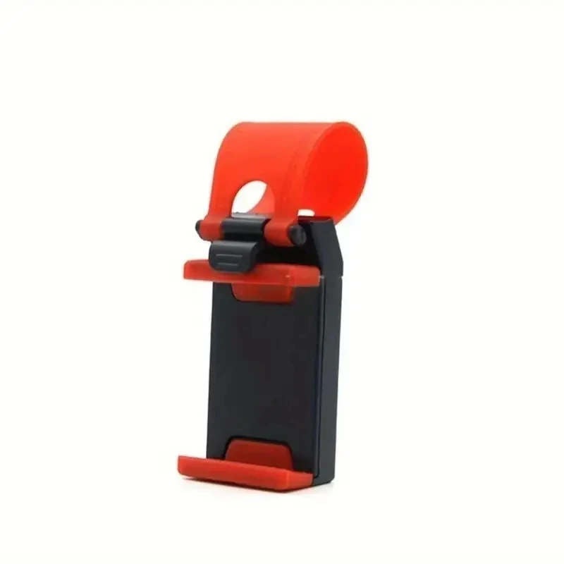 Soporte Universal para teléfono para volante de coche, soporte con gancho para navegación, soporte para teléfono móvil en coche para iPhone, Xiaomi y Samsung: Verde