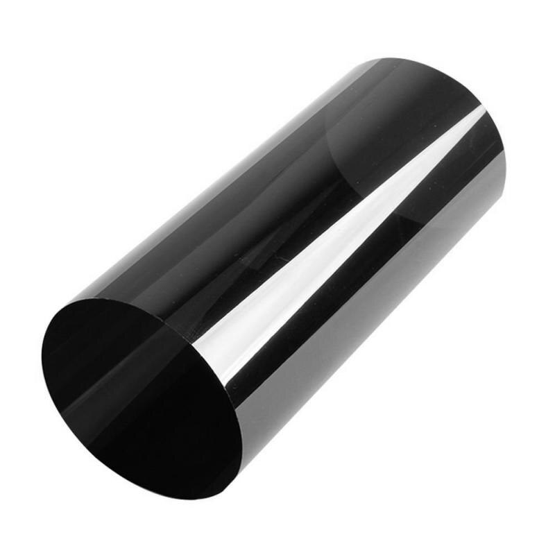 20cm x150cm bil solfilm forrude tonet i sort klar anti-uv film vinduesglas ridsefast mærkat biltilbehør