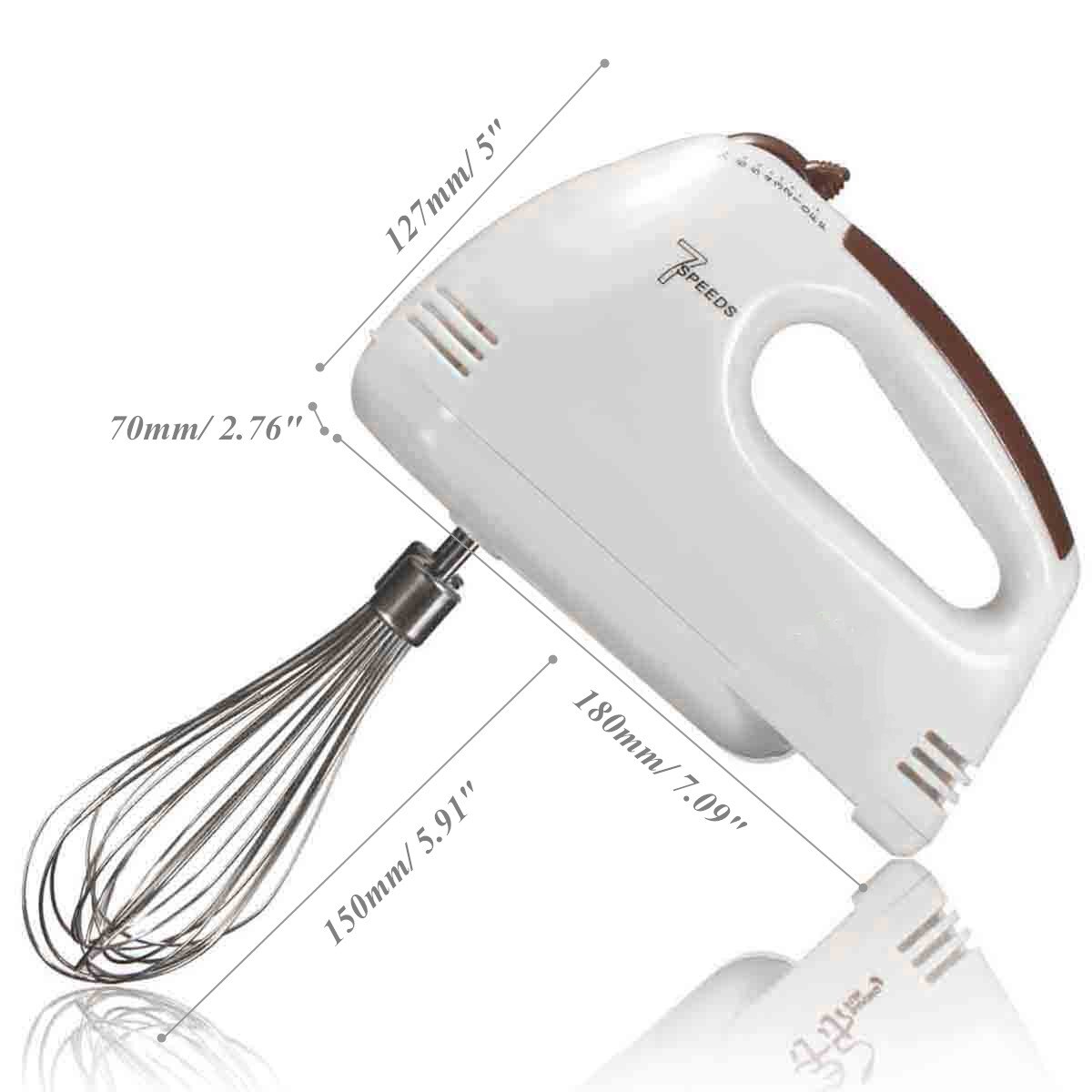Batidora manual de masa de 7 velocidades de 220V batidora eléctrica batidora de cocina batidora de huevos batidora para hornear pasteles herramienta de cocina