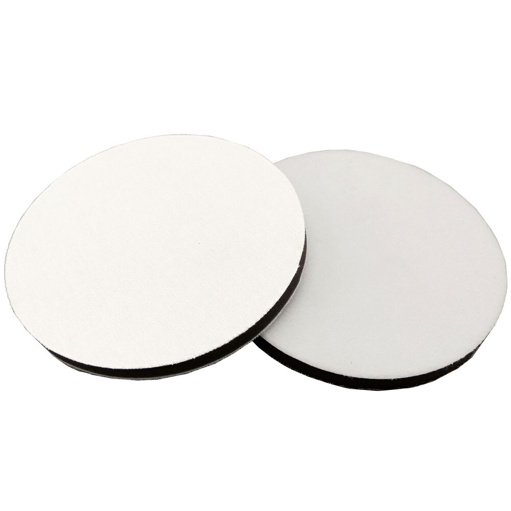 OEM 5 Inch sponge buffing pad with jean surface foam polishing pad sealing wax: white Fabric 1PC