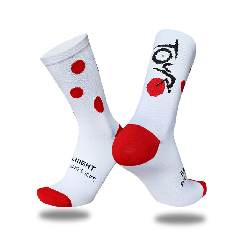 New Pro competizione calzini da Ciclismo lettera calzini sportivi compressione traspirante calzini da bici da esterno uomo donna Calcetines Ciclismo