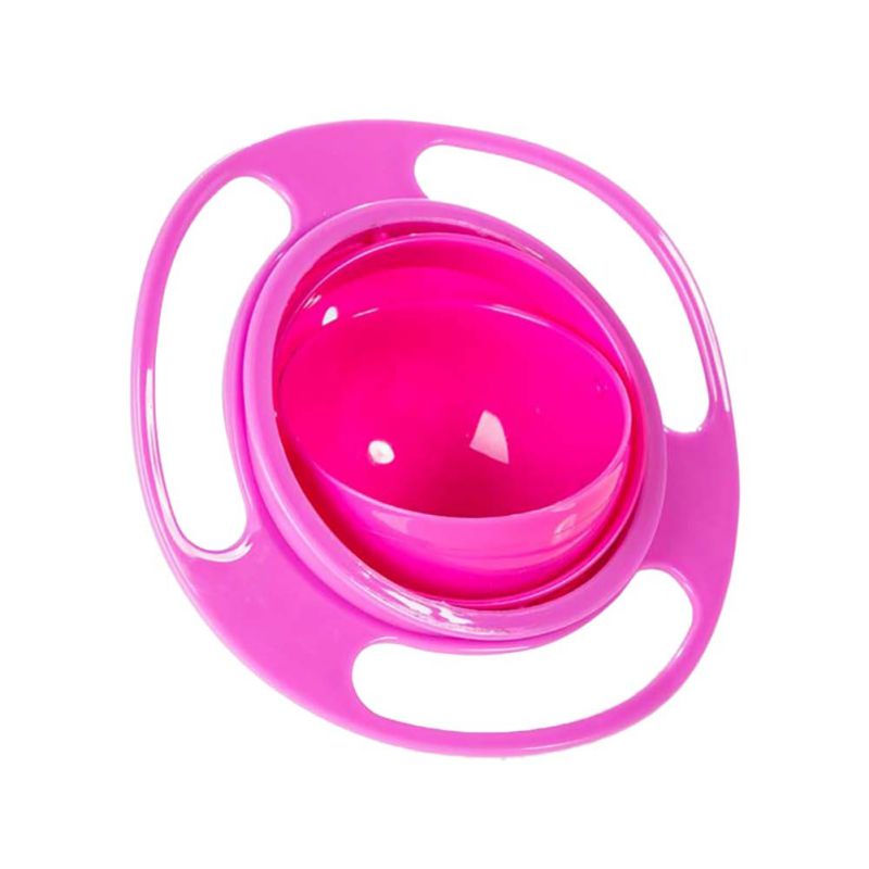 Kind Universele Gyro Kom Kinderen Roterende Balans Kom Leuke Babyvoeding Schotel 360 Roteren Spill-Proof Bowl Kids Anti knoeien Kom