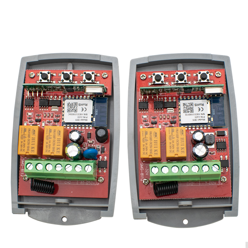 Universal garageport fjernbetjeningsmodtager 2ch til erreka doorhan at -4 pujol aprimatic scs sentinel 433 mhz controller