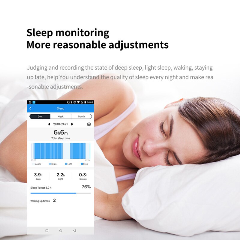 ECG PPG Heart Rate Smart Watch Pedometer Fitness Tracker Color Screen IP67 Waterproof Multi-function Men And Women Bracelet