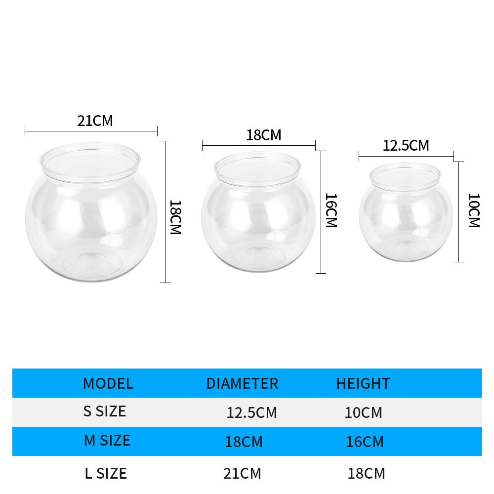 Transparent Acrylic Fish Tank Aquarium Breeder Box Fish House Aquatic Pet Home Desktop Marine Portable Bowl for Betta fish Tank