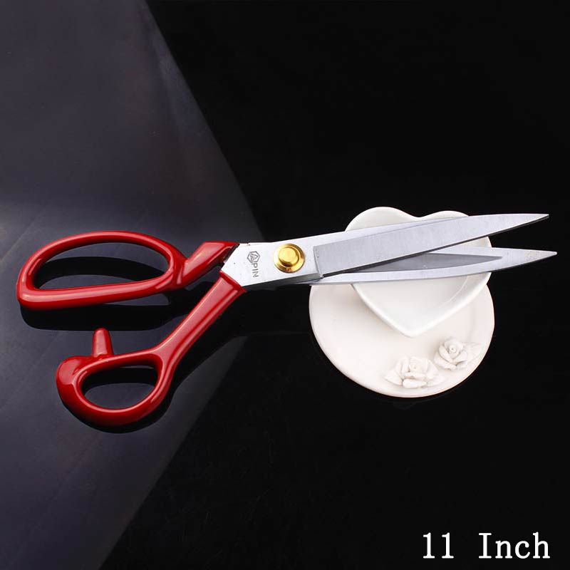 Cutting Tailors Scissors For Sewing Fabric Clothes Cutter Shears Sharp Thread Scissors Blade Handmade DIY Accessory: JD068-11inch