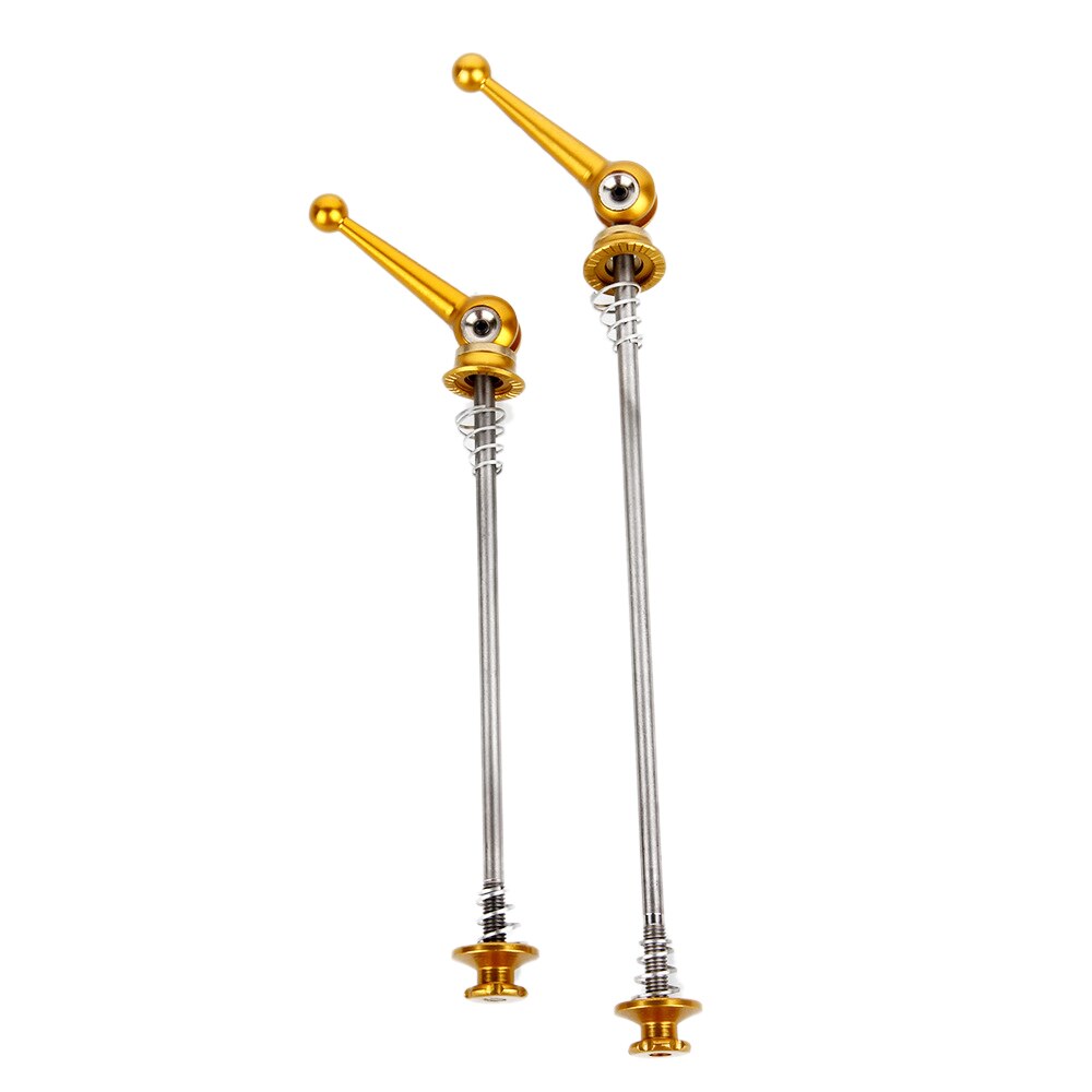 Bicycle Skewers 1 Pair Ultralight Titanium Quick Release Bicycle Hub Skewers for MTB Road Bike: Default Title