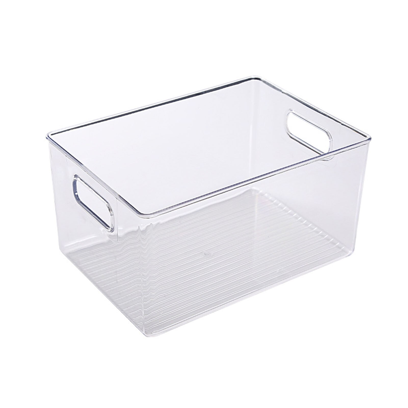 Clear Pantry Organizer Bins Household Plastic Food Storage Basket Box For Kitchen Countertops Cabinets Refrigerator Freezer1/2pc: A2pc
