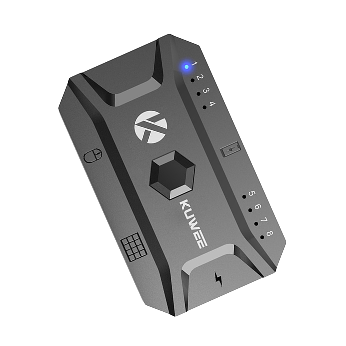 Bluetooth Hub USB 5.0 Converter Wired Keyboard&Mouse to Wireless Hub Adapter Support 8 Devices for Tablet,Laptop,Mobile