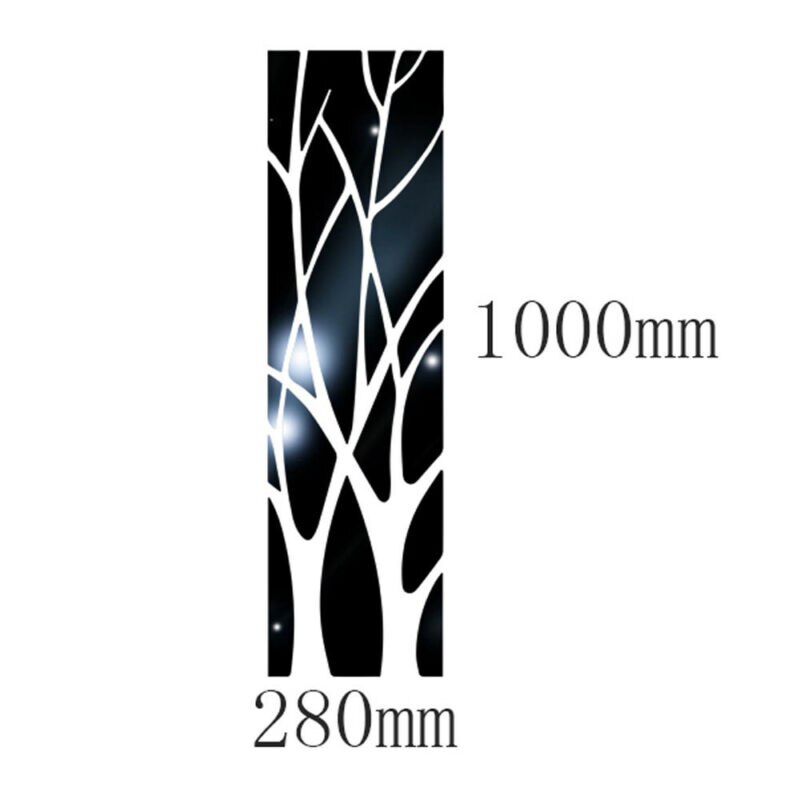 Autocollants miroir d&#39;arbre moderne, Style amovible, Art Mural, décoration de salle de maison,