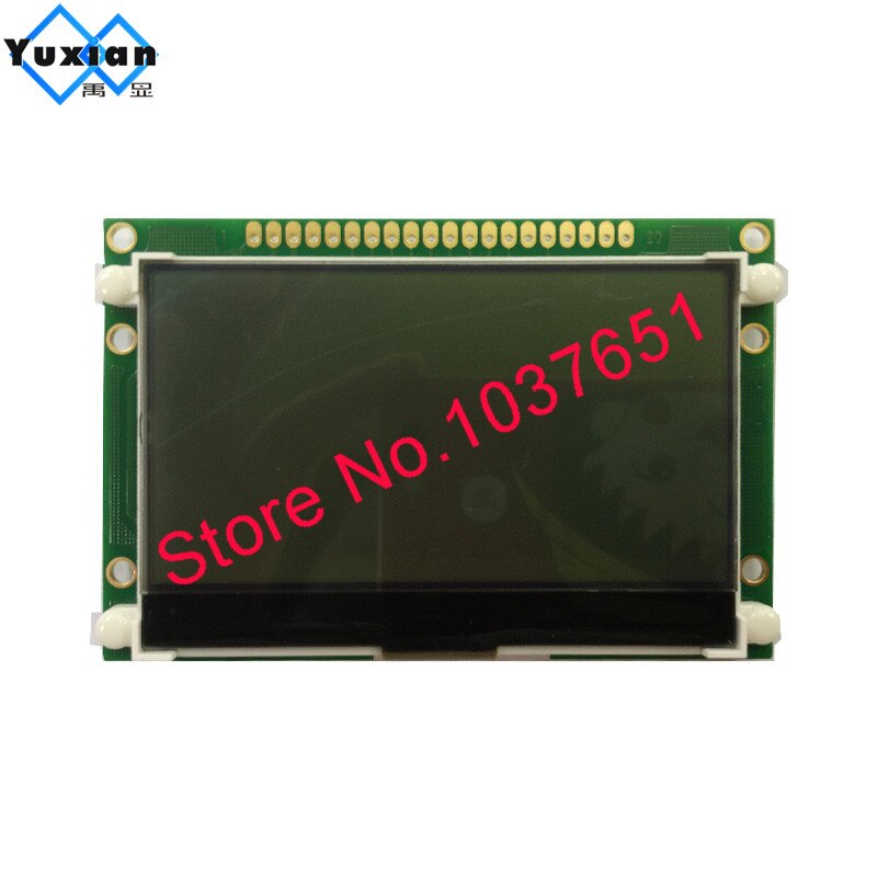 lcd module 12864 cog Graphic display 72x39mm ST7565P parallel serial SPI 3.3V 5v blue white and black touch screen LG12864U