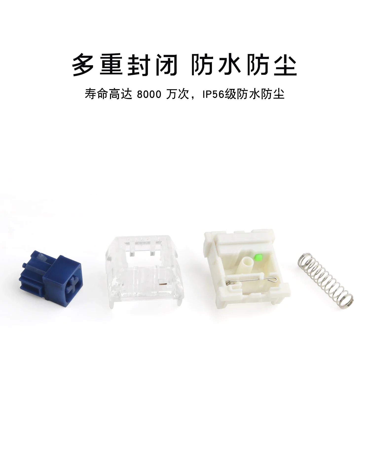 Kailh Box Jade Switch 3 pines 75g Azul marino 95g táctil