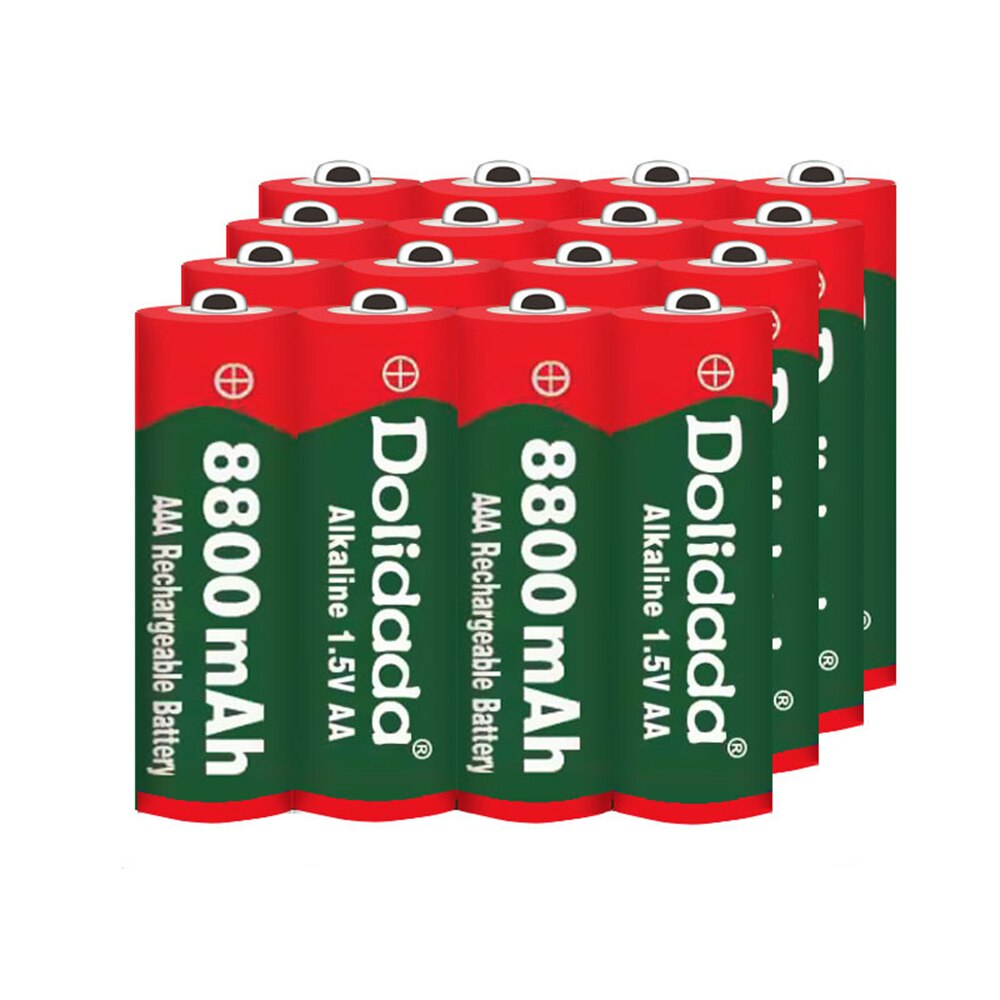 20 stk aaa 8800 mah genopladeligt batteri aaa 1.5v 8800 mah genopladeligt alcalinas drummey  +1 stk 4- celle batterioplader