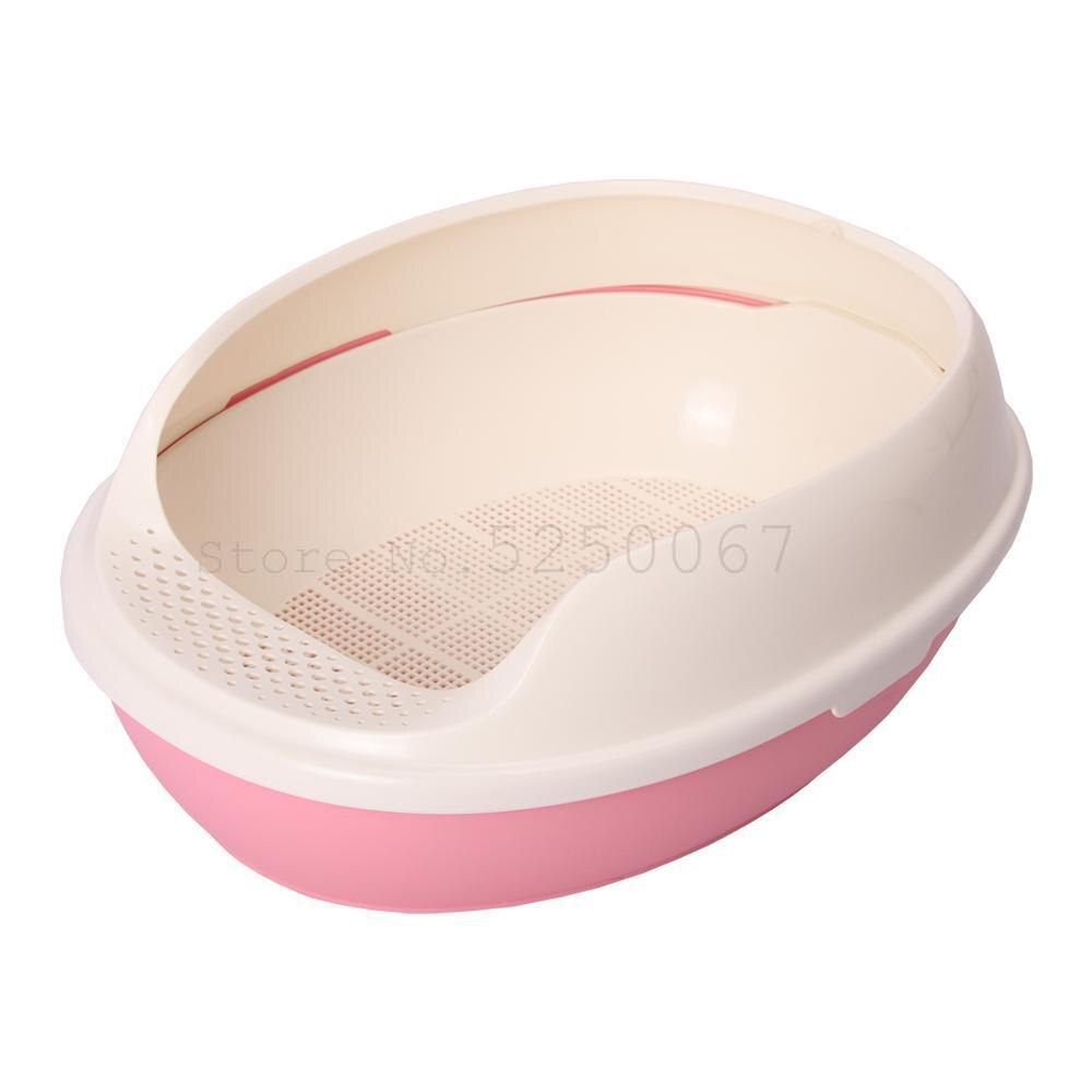 Kat toilet kat sand potte enkelt lag dobbelt lag fyrretræ bentonit kat sand potte mesh fed kat super stor lukket: Model 4