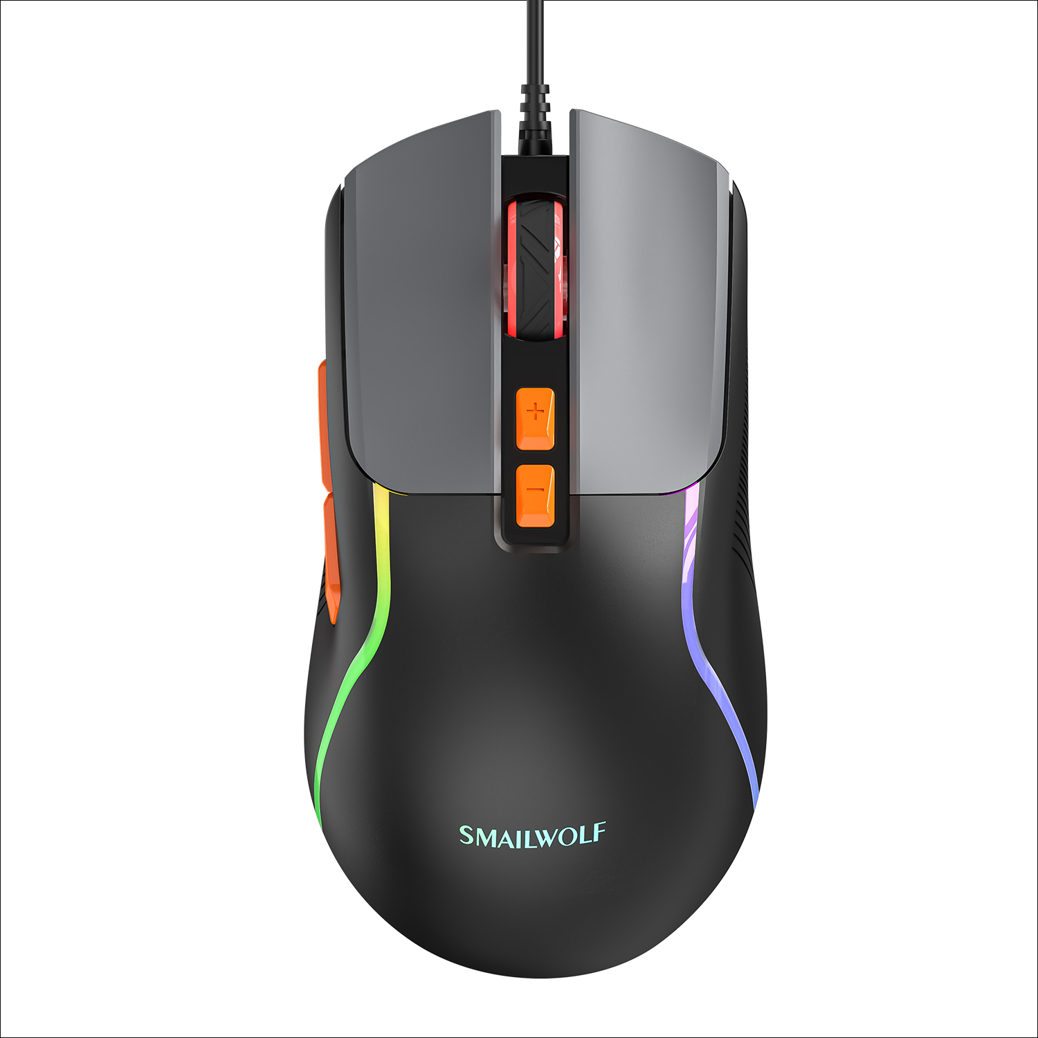 SMAILWOLF M18 USB Wired Gaming Maus 6-key 3600DPI Stumm Optische Computer Maus Gaming Maus PC Laptop Gaming maus