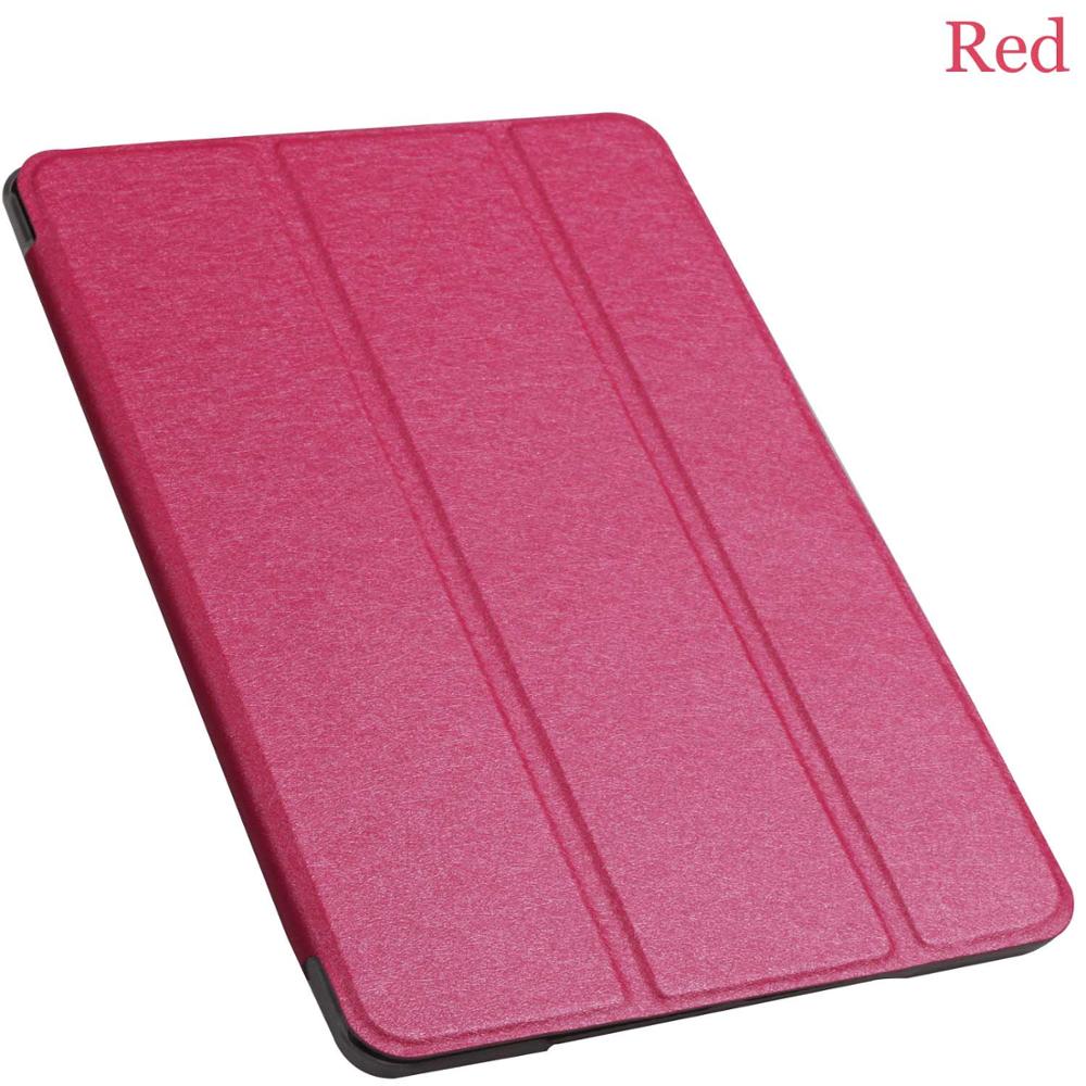 Qijun tablet flip etui til huawei mediapad  m5 8 8.4 " smart wake up sleep læder fundas fold stand cover taske til sht -w09/al09: Rød