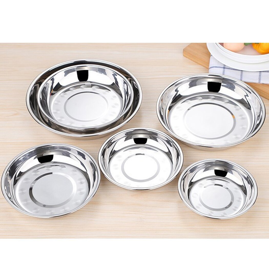 Household Stainless steel plate Cooking Seasoning Barbecue Accessories