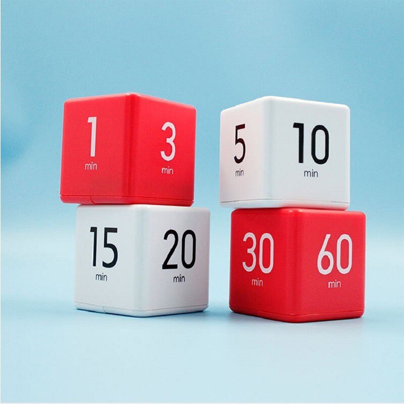 1/5/15/30/60 Minutes LED Kitchen Timer Cube Miracle Multi-function Timer Cook Management Children's Learn Test Exercise Timer