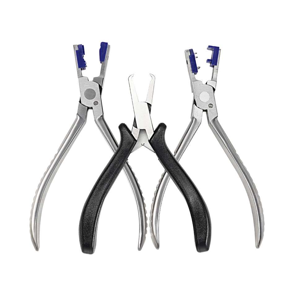 Juego de alicates de mantenimiento y reparación de gafas, Kit de herramientas de alicates para silueta, herramientas de tienda óptica, juego de marco de gafas de desmontaje sin montura
