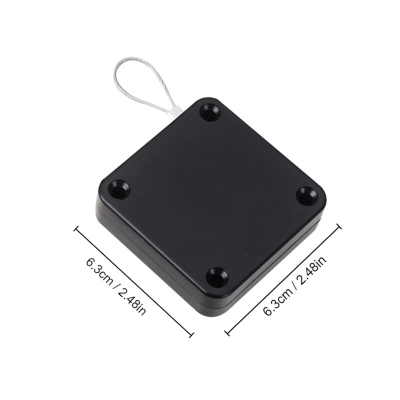 1Pc Black Punch Free Automatische Sensor Deur Dichter Automatische Uitschakeling Apparaat Niet Ponsen Telescopische Schuifdeur Apparaat