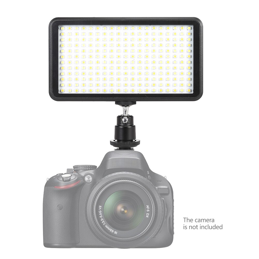 Andoer 228 pièces perles Ultra mince LED vidéo lumière Photo Studio panneau lampe éclairage pour Canon Nikon DSLR 3200K-6000K éclairage