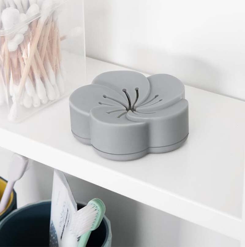 Bloemvorm Air Verse Doos Auto Wc Wierook Opbergdoos Elimineren Geuren Geur Luchtverfrisser Aromatherapie Doos Deodorizer 1 stuk