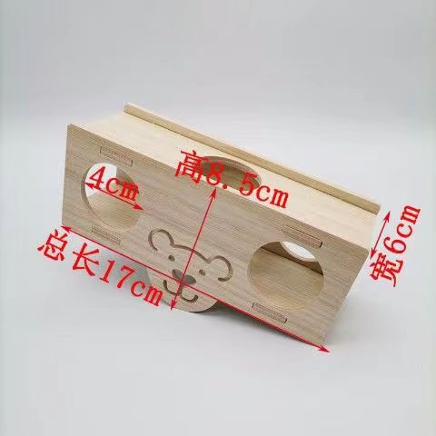 animale domestico criceti Casa Fai da te in legno gerbillo nascondiglio ponte Altalena e cincillà Altalena animale domestico sport Esercizio Giocattoli impostato Accessori per gabbie: verde