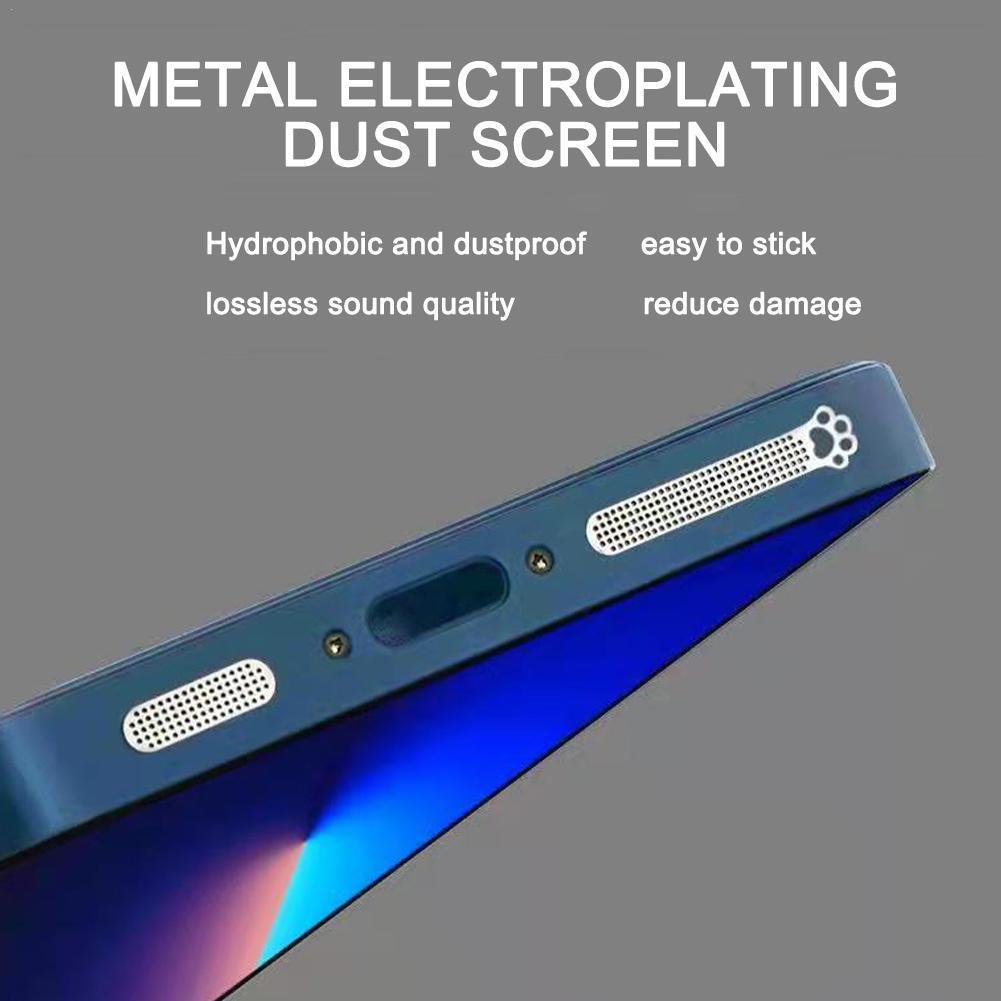 Speaker Mesh Anti Dust Dust Filter Phone Earpiece Metal Net Proof For Apple IPhone 13 Pro 12 11 IPad Series Dust Proof Sticker