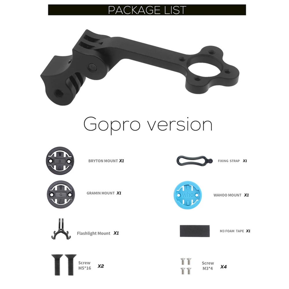 Support d'ordinateur pour Trek Bontrager RSL, guidon de vtt, compteur de vitesse, support combiné Gopro pour Garmin Wahoo Bryton GPS vélo