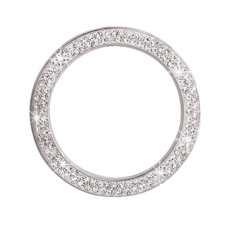 Car Ignition Button Ring Interior Stickers Universal Car Start Switch Rings Auto Decorative Circle Keys: WT