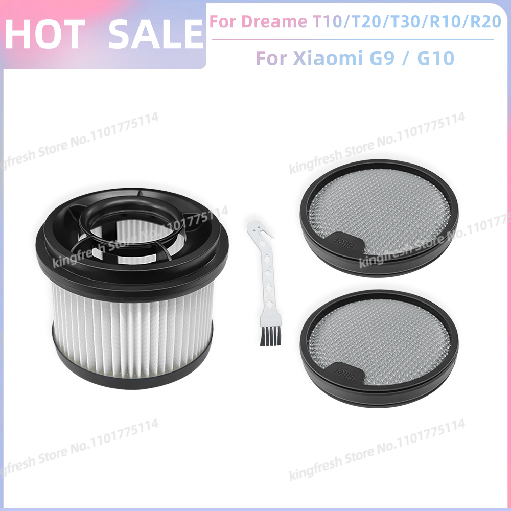 Passend für Dreame T10 / T20 / T20 Profi / T30 / T30 Neo / R10 / R10 Profi / R20, Xiaomi G9 / G10 Ersatzteile Vornachfilter: MULTI