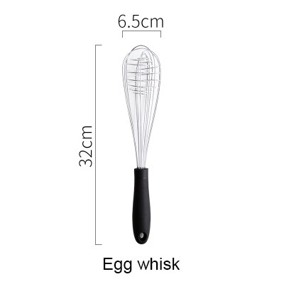 Silicone Spatula Heat-resistant Soup Spoon Non-stick Special Cooking Shovel Kitchen Tools: egg whisk