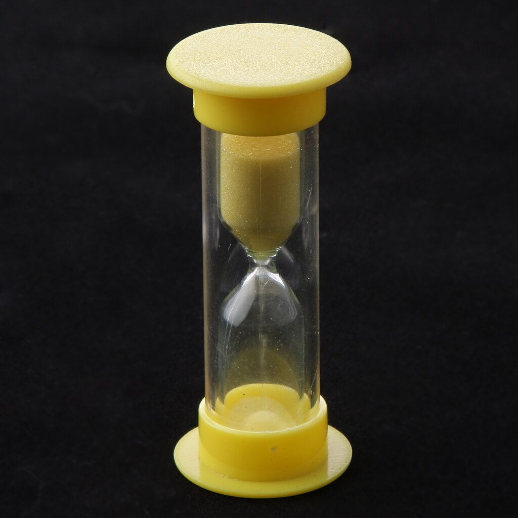 Zandloper Zandloper Klok Home Desk Decoratieve Coutdown Count Timer Zandloper Ornament 3 Minuten: Yellow