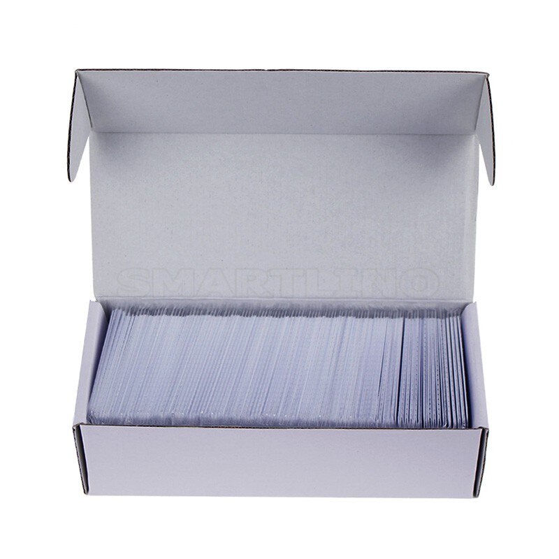 Proximity 125KHZ RFID Smart Card EM4100 TK4100 White Plastic Thin Blank Access Control RFID Chip Cards Read Only