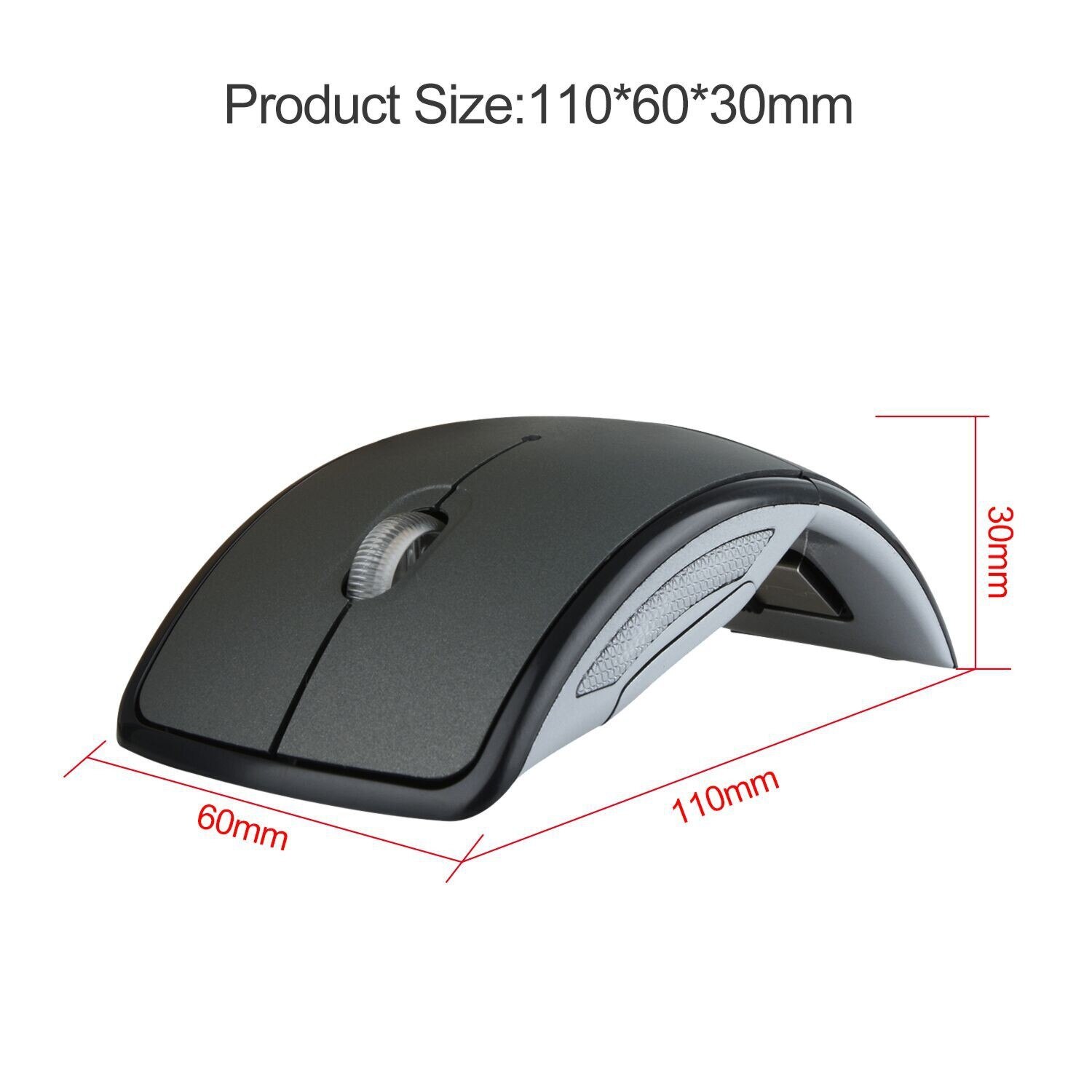 Mini Draadloze Muis Voor Pc Laptop Computer Desktop Usb 2.4Ghz Ergonomische Mause Magic Vouwen Ultra-Dunne Kantoor Gaming gamer Muizen