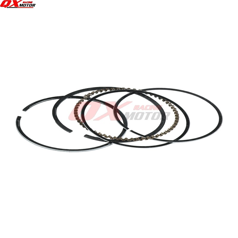 Ensemble de pistons à axe de 14mm de 52.4mm, pour Lifan 125cc, refroidissement à Air/huile, moteurs horizontaux, Dirt Pit Bike, ATV Quad, pièces