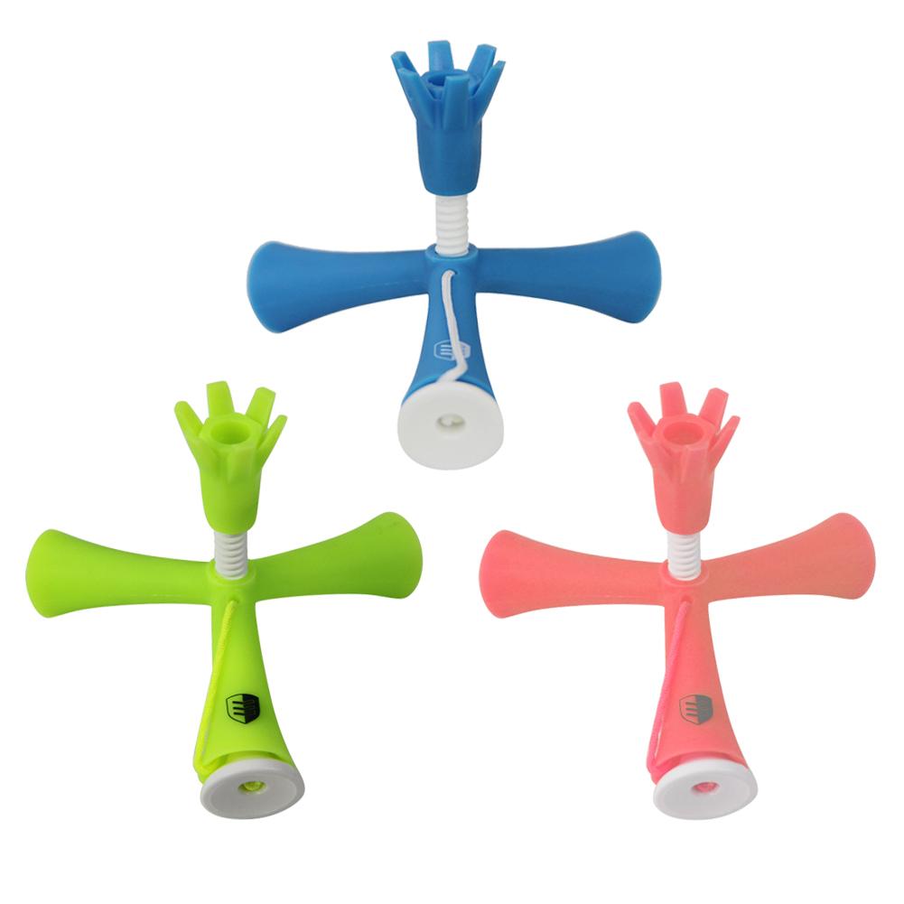 Supporto per palline da golf da allenamento autoportante supporto per treppiede girevole antivolante perni a sfera telescopici regolabili