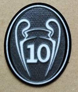 Hoogste trofee 4 5 7 9 10 11 12 13 kampioensbadge grijs ucl kampioen 4-13 keer trofee badge: 10