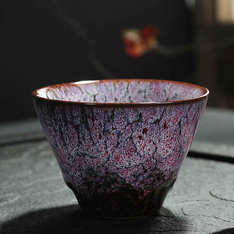 JIA-GUI LUO 120ML cerámica China taza de té Kiln cambiar taza de té de cerámica casera creativa taza de té I060: 1