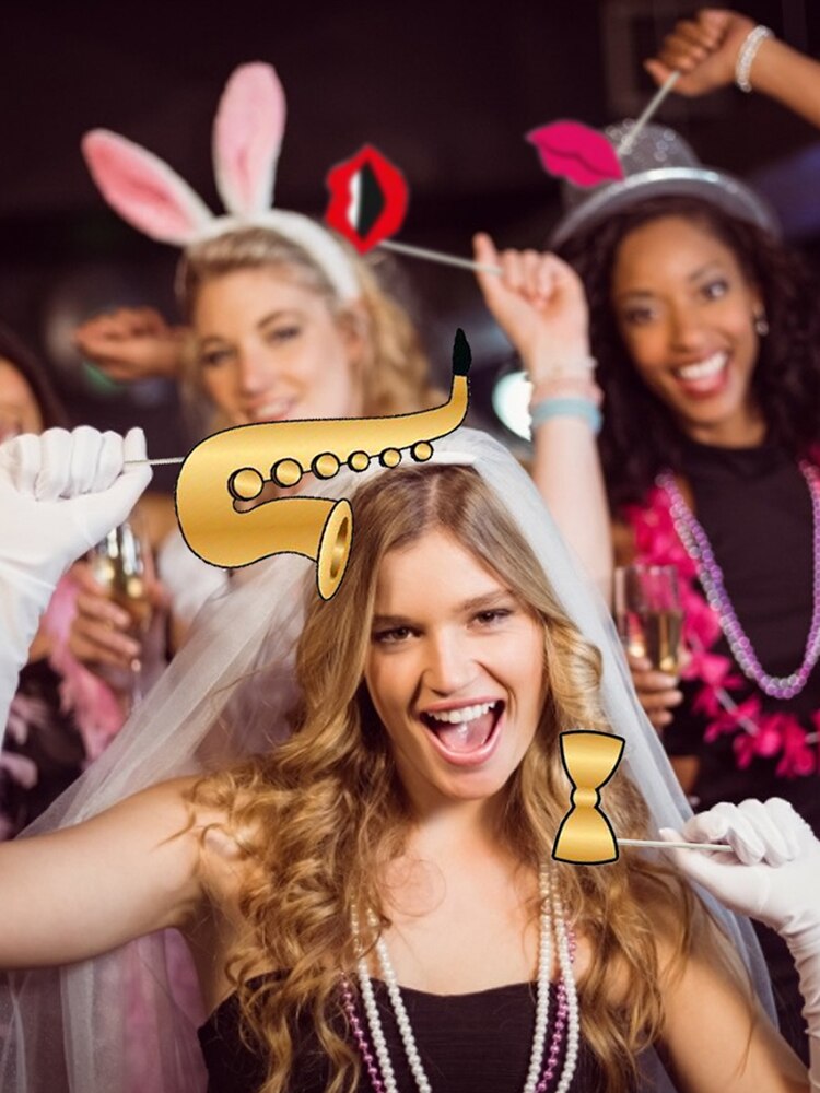 photography props backdrop 25PCS/Set Photo Props Roaring Themed DIY Photo Booth for Home Wedding Birthday Party