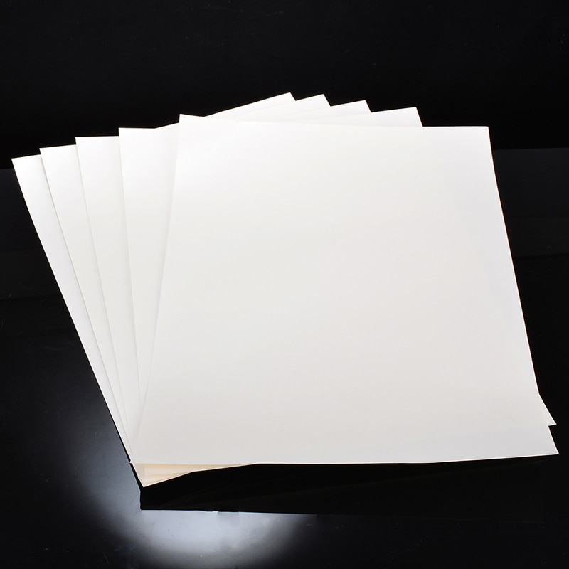 5Pcs Inkjet Transfer Papier A4 Size Water-Slide Decal Papier Clear White Water Glijbaan Transfer Papier Diy Kleding patroon Tool