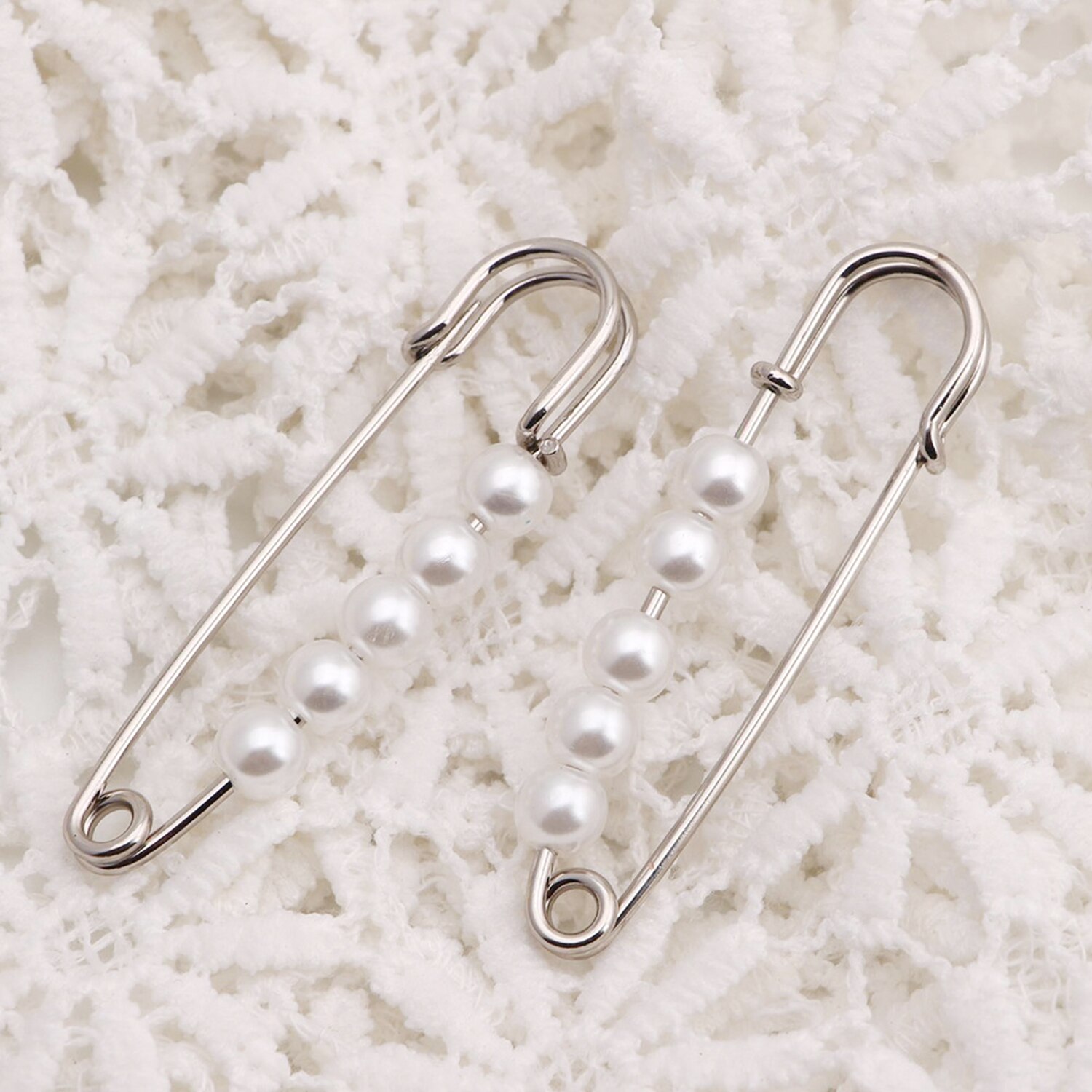 20 piezas alfileres de seguridad de Metal de 50mm, alfiler de seguridad grande plateado/dorado/negro, herramientas de costura para manualidades, broche de boda, accesorios de ropa